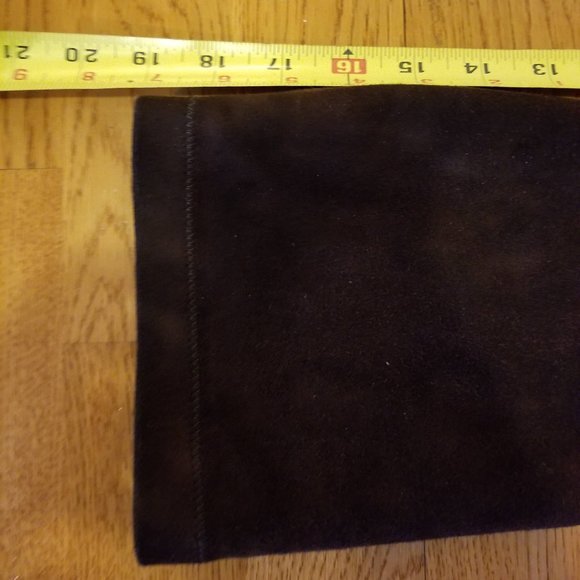 Cole Haan Brown Pull On leather Stretch Heel Boots - Picture 8 of 12